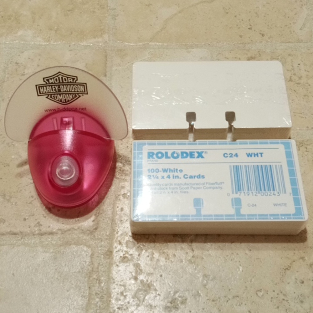 Harley Davidson(R) mini Rolodex(R) NWOT